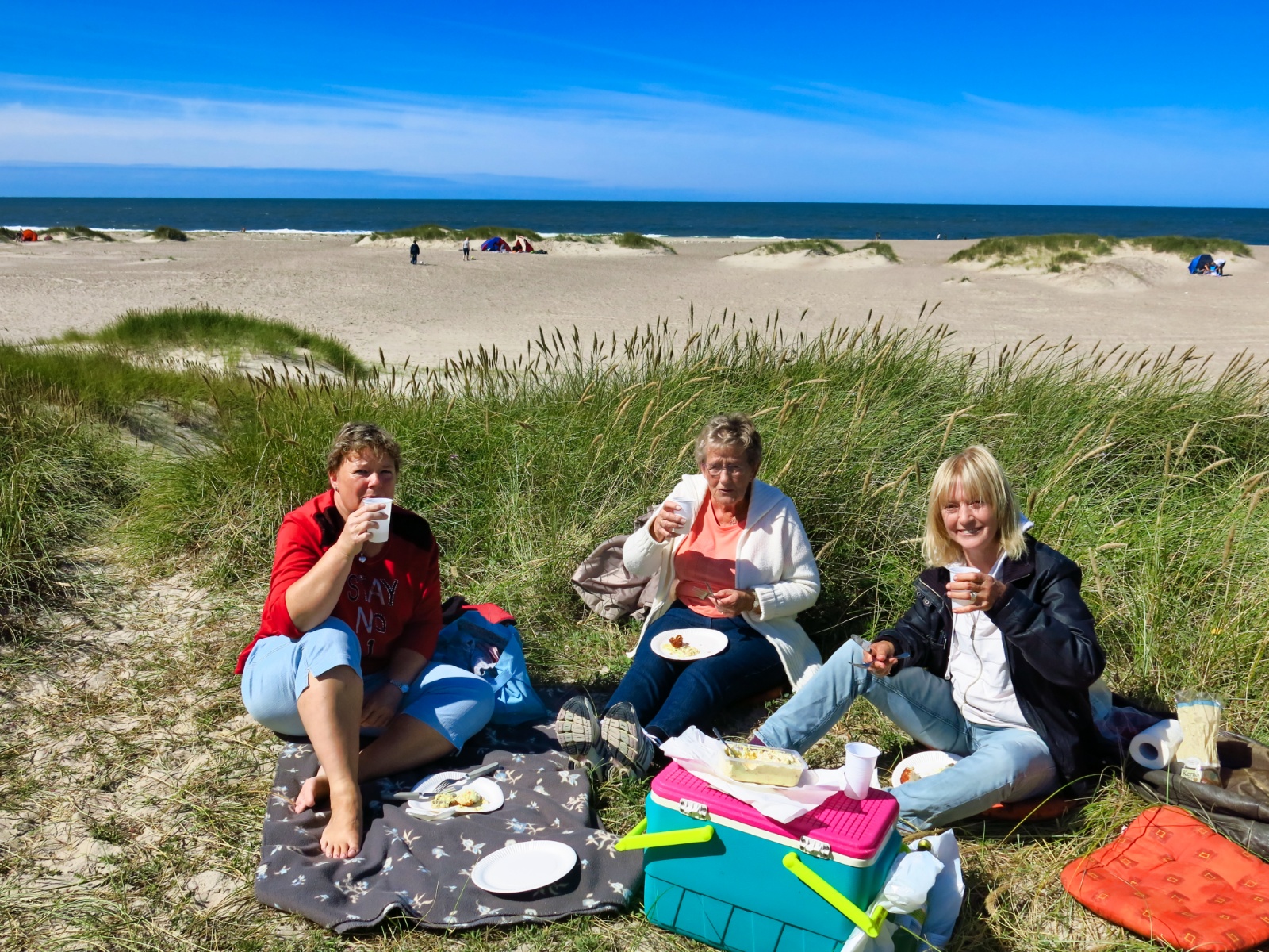 Frokost i klitterne